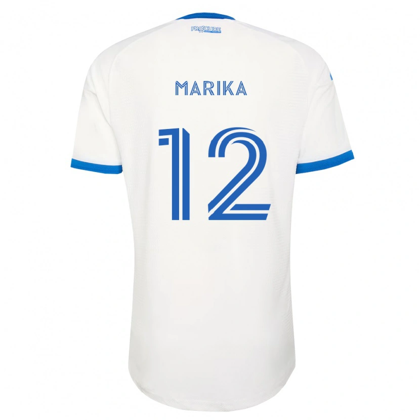 Danxen Dzieci Martineau Marika #12 Błękitny Biały Wyjazdowa Koszulka 2026/27 Koszulki Klubowe