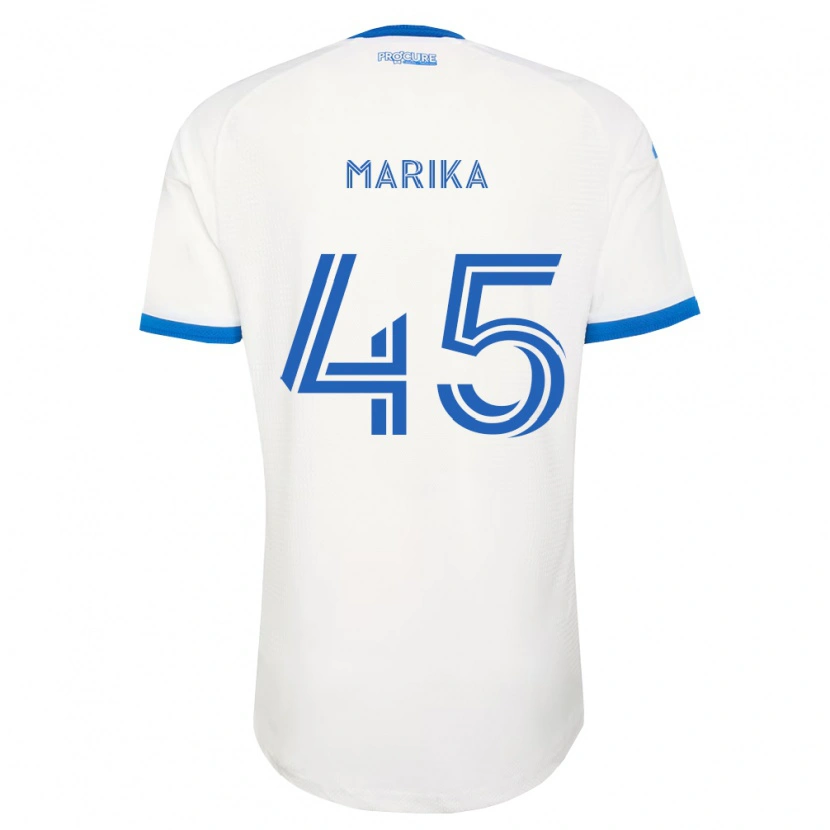 Danxen Dzieci Cregheur Marika #45 Błękitny Biały Wyjazdowa Koszulka 2026/27 Koszulki Klubowe