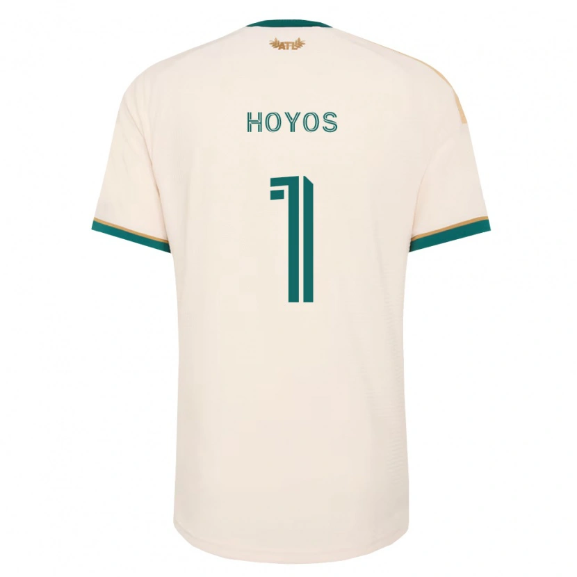 Danxen Dzieci Lucas Hoyos #1 Szampan Zielony Wyjazdowa Koszulka 2026/27 Koszulki Klubowe