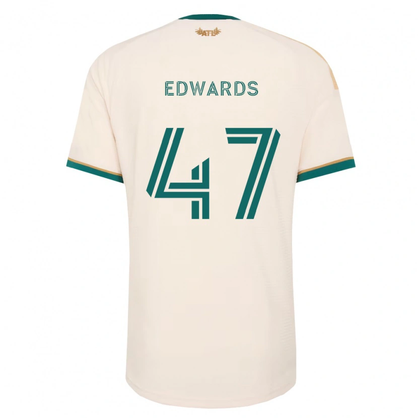 Danxen Dzieci Matthew Edwards #47 Szampan Zielony Wyjazdowa Koszulka 2026/27 Koszulki Klubowe