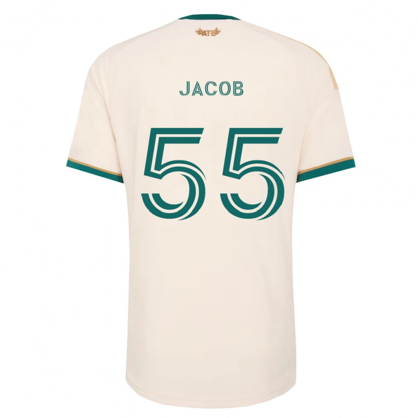 Danxen Dzieci Tomás Jacob #55 Szampan Zielony Wyjazdowa Koszulka 2026/27 Koszulki Klubowe
