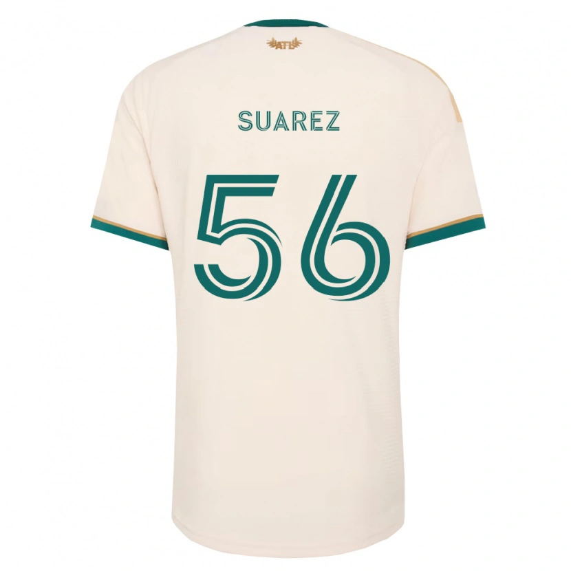 Danxen Dzieci Ignacio Suarez #56 Szampan Zielony Wyjazdowa Koszulka 2026/27 Koszulki Klubowe