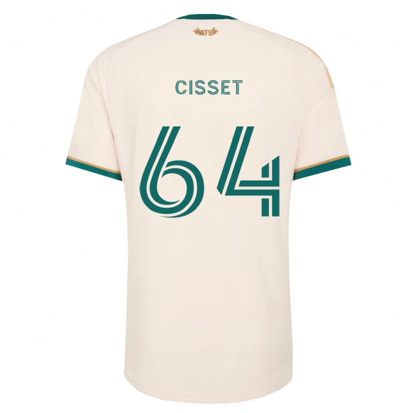 Danxen Dzieci Mohamed Cisset #64 Szampan Zielony Wyjazdowa Koszulka 2026/27 Koszulki Klubowe