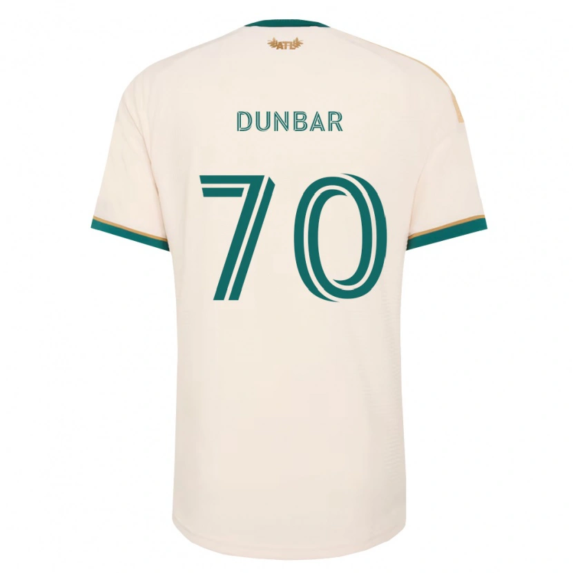 Danxen Dzieci Cameron Dunbar #70 Szampan Zielony Wyjazdowa Koszulka 2026/27 Koszulki Klubowe