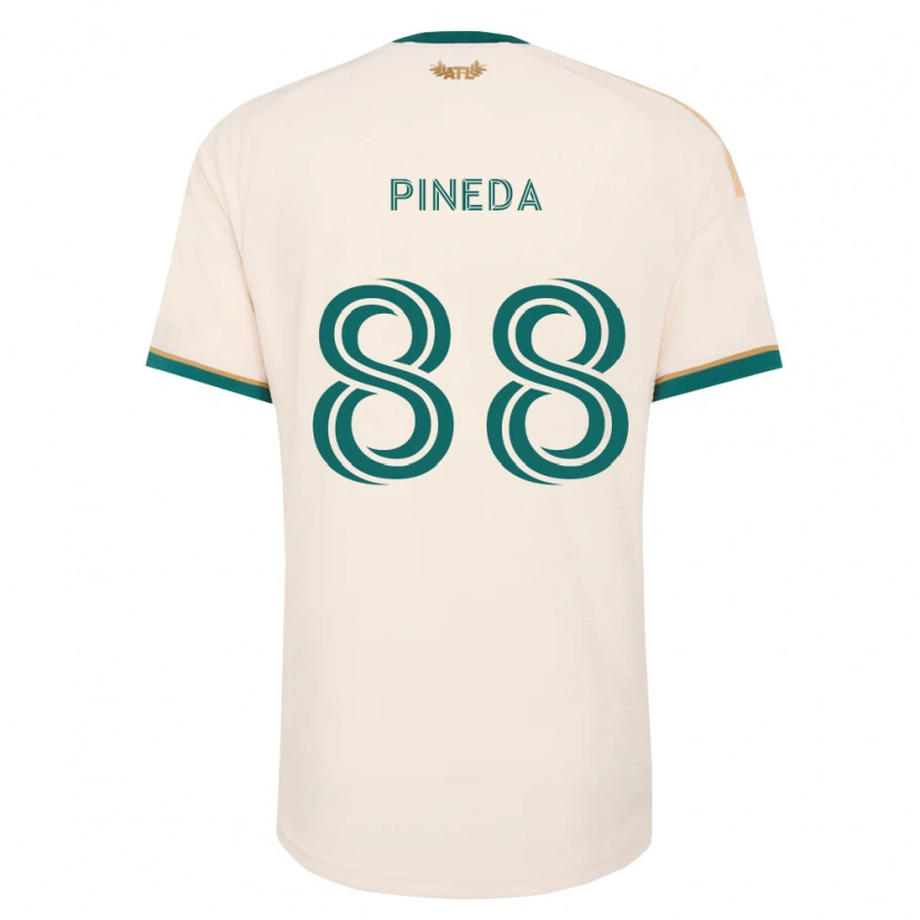 Danxen Dzieci Miguel Pineda #88 Szampan Zielony Wyjazdowa Koszulka 2026/27 Koszulki Klubowe