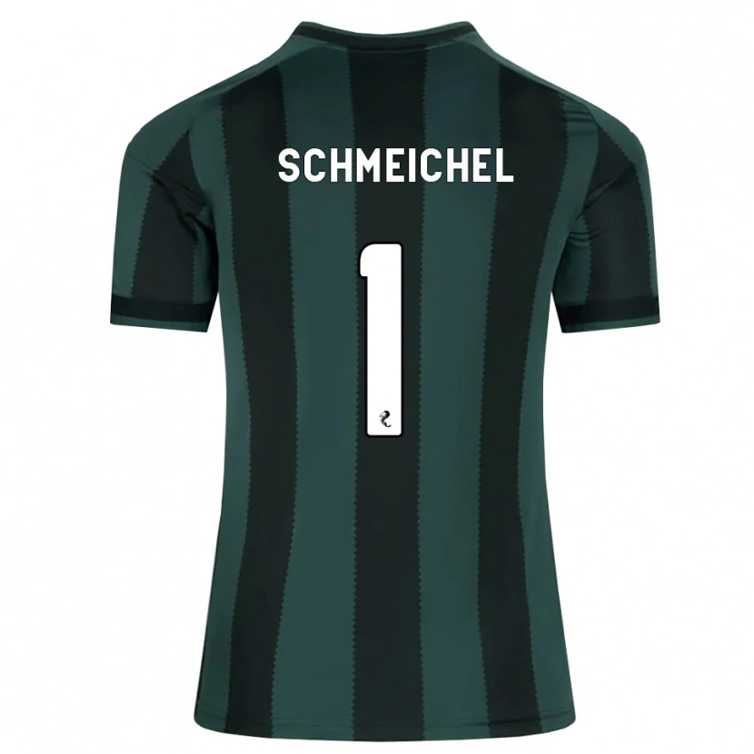 Danxen Dzieci Kasper Schmeichel #1 Ciemny Szary Łupek Czarny Wyjazdowa Koszulka 2026/27 Koszulki Klubowe