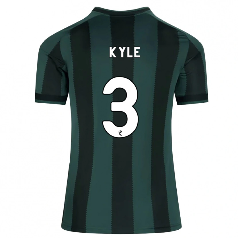 Danxen Dzieci Andrew Kyle #3 Ciemny Szary Łupek Czarny Wyjazdowa Koszulka 2026/27 Koszulki Klubowe