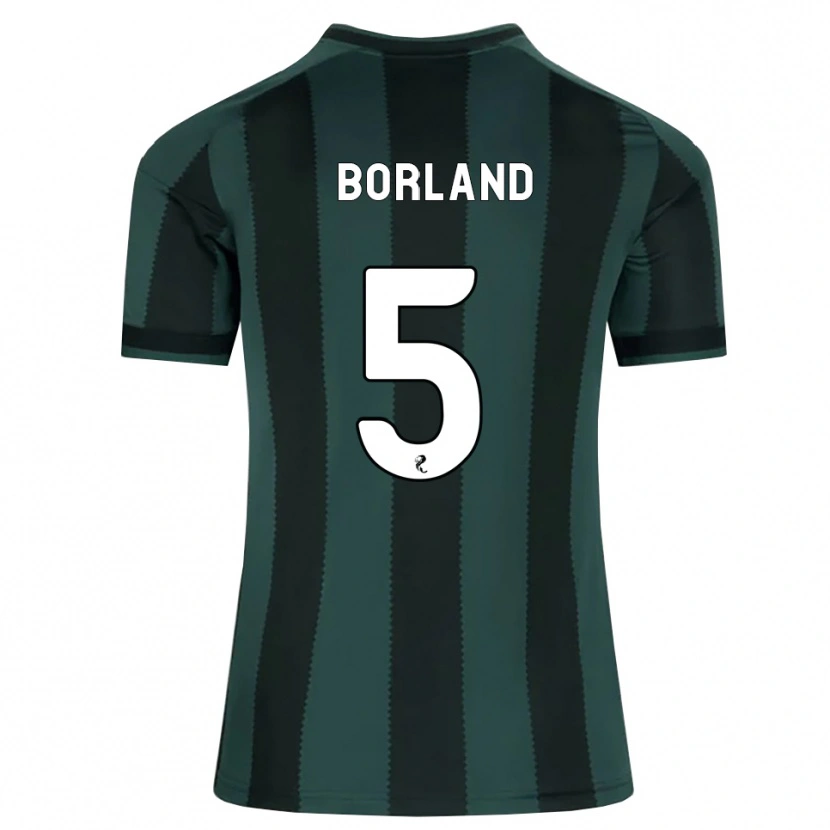 Danxen Dzieci Hayden Borland #5 Ciemny Szary Łupek Czarny Wyjazdowa Koszulka 2026/27 Koszulki Klubowe