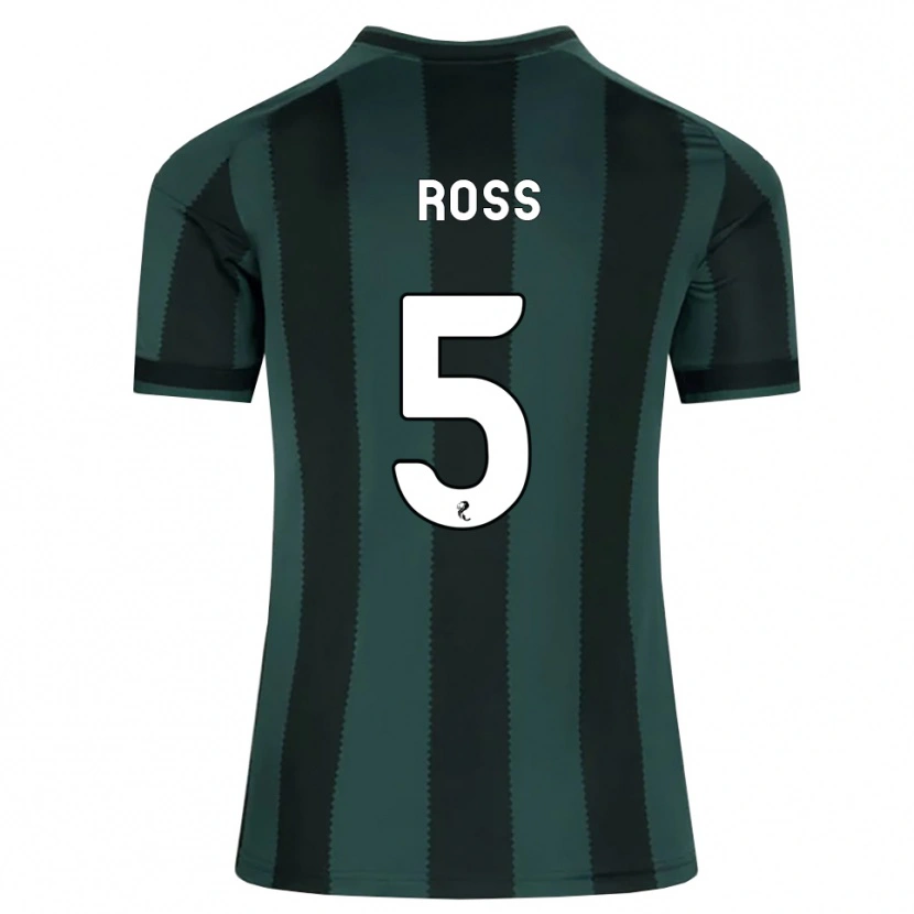 Danxen Dzieci Natalie Ross #5 Ciemny Szary Łupek Czarny Wyjazdowa Koszulka 2026/27 Koszulki Klubowe