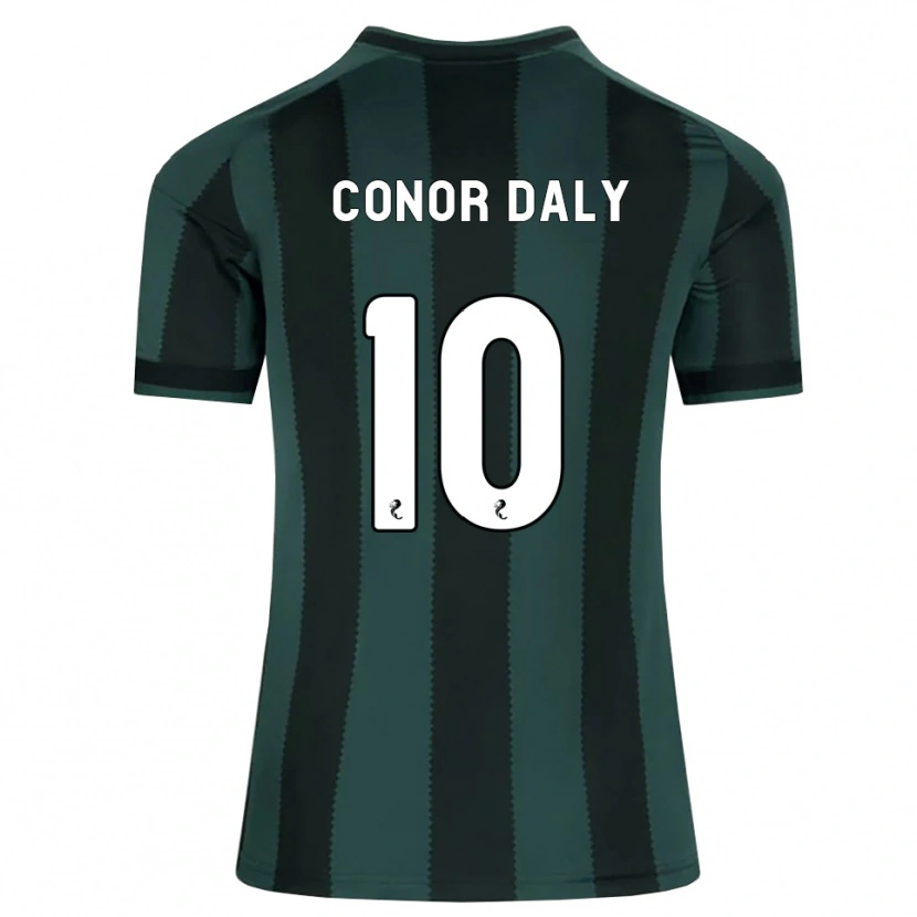 Danxen Dzieci Conor Daly #10 Ciemny Szary Łupek Czarny Wyjazdowa Koszulka 2026/27 Koszulki Klubowe