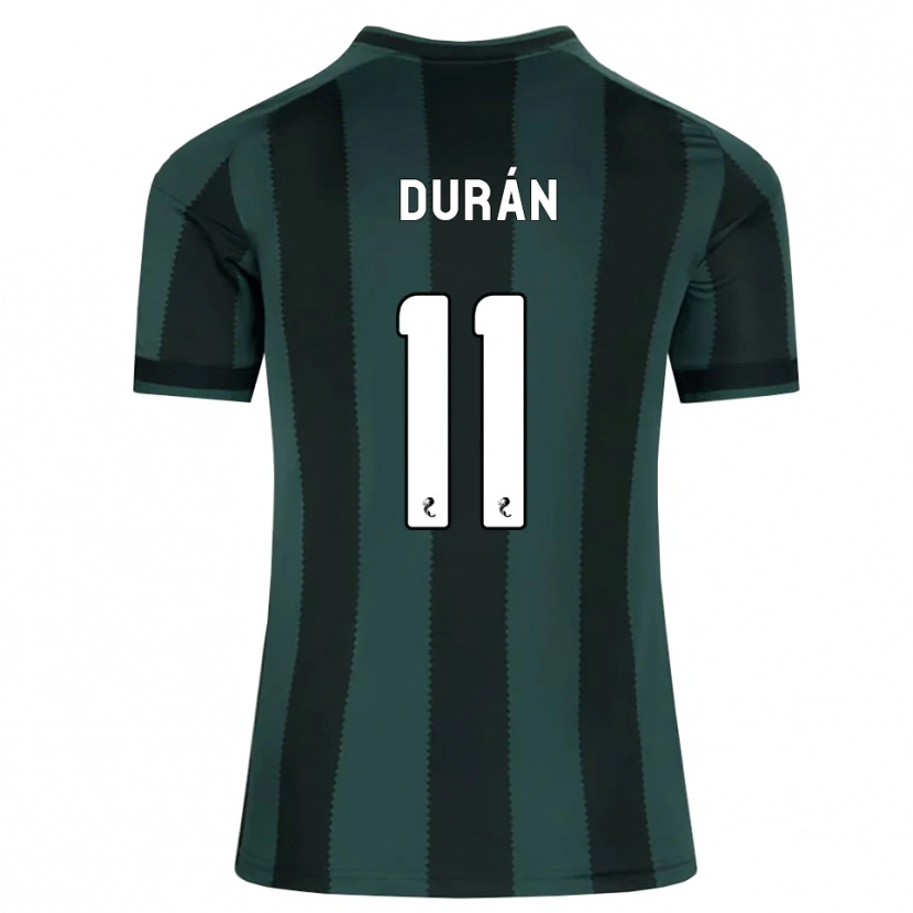 Danxen Dzieci Camilo Durán #11 Ciemny Szary Łupek Czarny Wyjazdowa Koszulka 2026/27 Koszulki Klubowe