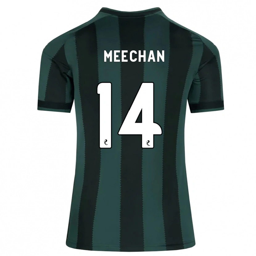 Danxen Dzieci Nathan Meechan #14 Ciemny Szary Łupek Czarny Wyjazdowa Koszulka 2026/27 Koszulki Klubowe