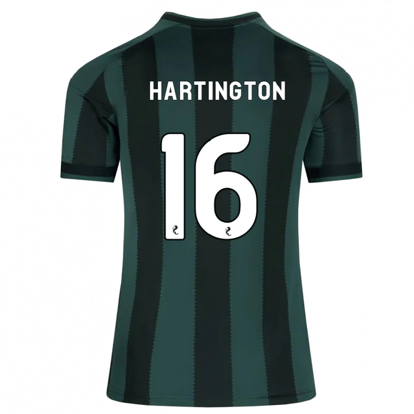 Danxen Dzieci Owen Hartington #16 Ciemny Szary Łupek Czarny Wyjazdowa Koszulka 2026/27 Koszulki Klubowe