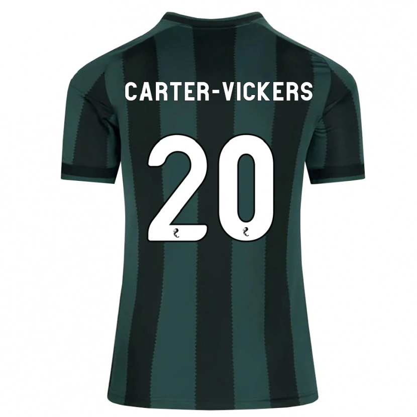 Danxen Dzieci Cameron Carter-Vickers #20 Ciemny Szary Łupek Czarny Wyjazdowa Koszulka 2026/27 Koszulki Klubowe