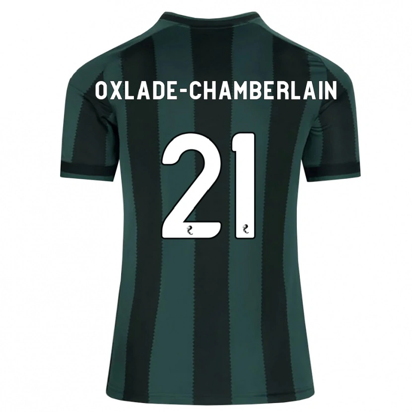 Danxen Dzieci Alex Oxlade-Chamberlain #21 Ciemny Szary Łupek Czarny Wyjazdowa Koszulka 2026/27 Koszulki Klubowe