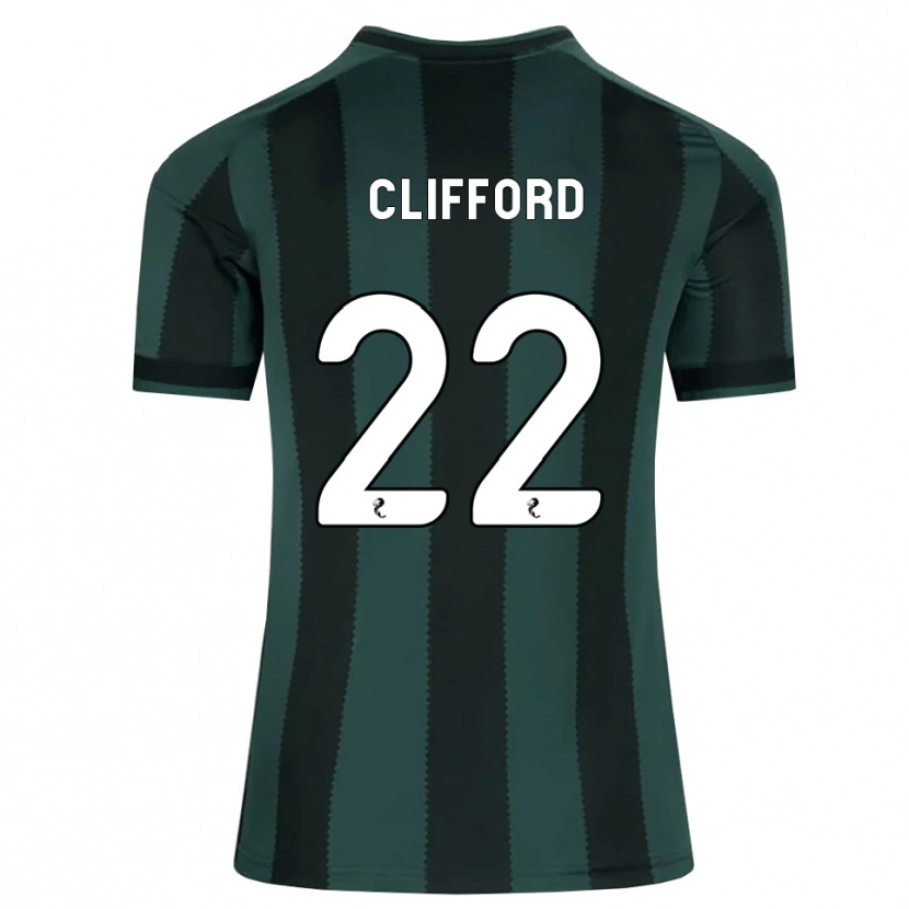 Danxen Dzieci Lucy Ashworth-Clifford #22 Ciemny Szary Łupek Czarny Wyjazdowa Koszulka 2026/27 Koszulki Klubowe