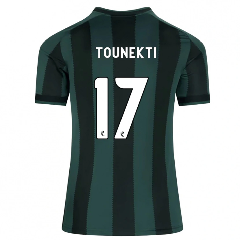 Danxen Dzieci Sebastian Tounekti #17 Ciemny Szary Łupek Czarny Wyjazdowa Koszulka 2026/27 Koszulki Klubowe
