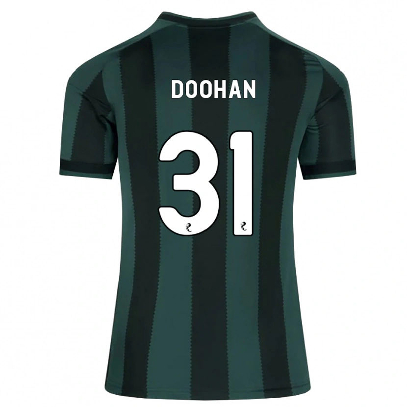 Danxen Dzieci Ross Doohan #31 Ciemny Szary Łupek Czarny Wyjazdowa Koszulka 2026/27 Koszulki Klubowe
