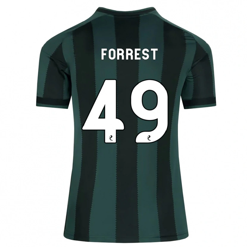 Danxen Dzieci James Forrest #49 Ciemny Szary Łupek Czarny Wyjazdowa Koszulka 2026/27 Koszulki Klubowe