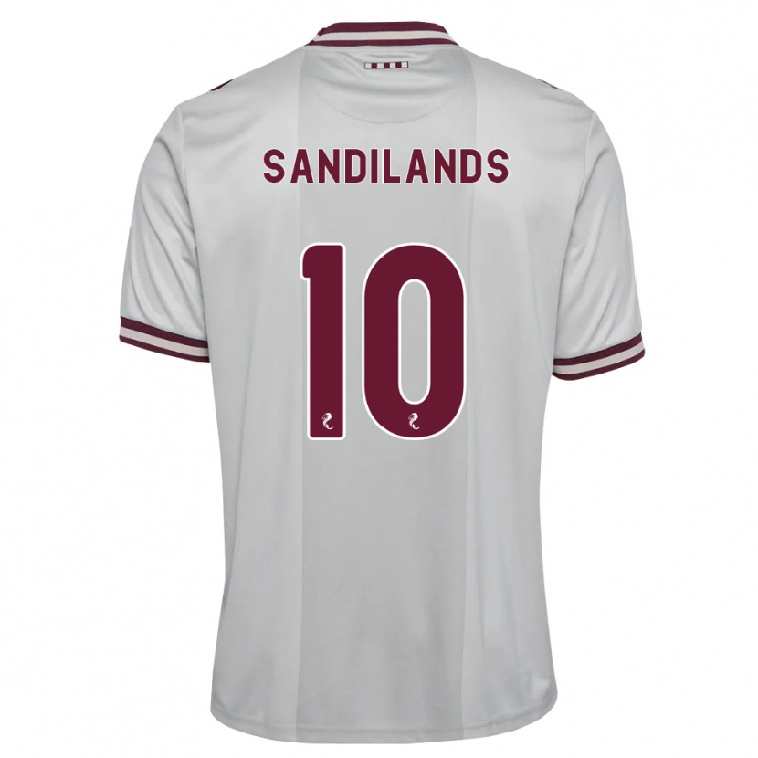 Danxen Dzieci Callum Sandilands #10 Biały Bordowy Wyjazdowa Koszulka 2026/27 Koszulki Klubowe