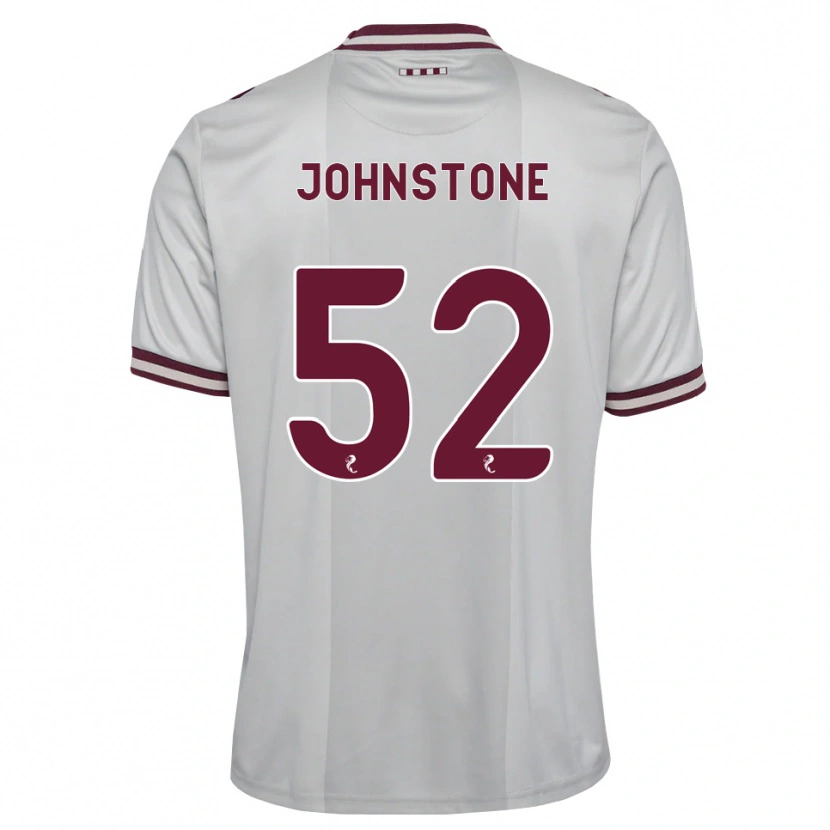 Danxen Dzieci Rachael Johnstone #52 Biały Bordowy Wyjazdowa Koszulka 2026/27 Koszulki Klubowe