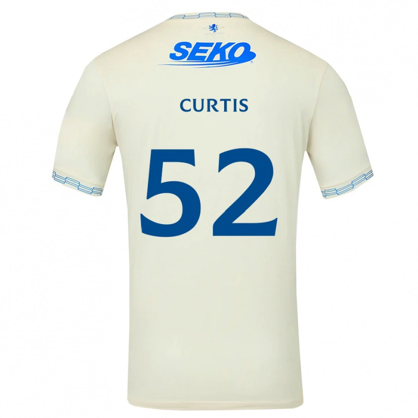 Danxen Dzieci Findlay Curtis #52 Jasny Błękitny Biały Wyjazdowa Koszulka 2026/27 Koszulki Klubowe