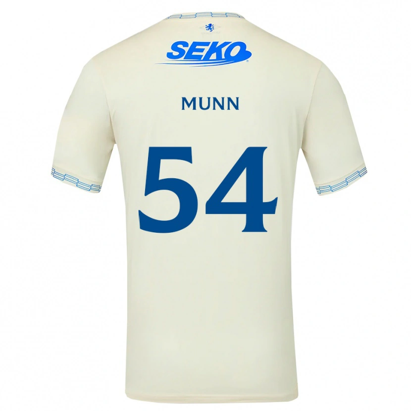 Danxen Dzieci Mason Munn #54 Jasny Błękitny Biały Wyjazdowa Koszulka 2026/27 Koszulki Klubowe
