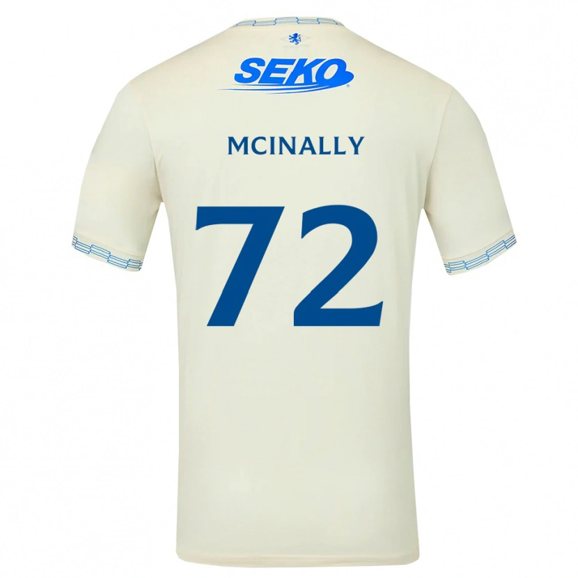 Danxen Dzieci Darren Mcinally #72 Jasny Błękitny Biały Wyjazdowa Koszulka 2026/27 Koszulki Klubowe