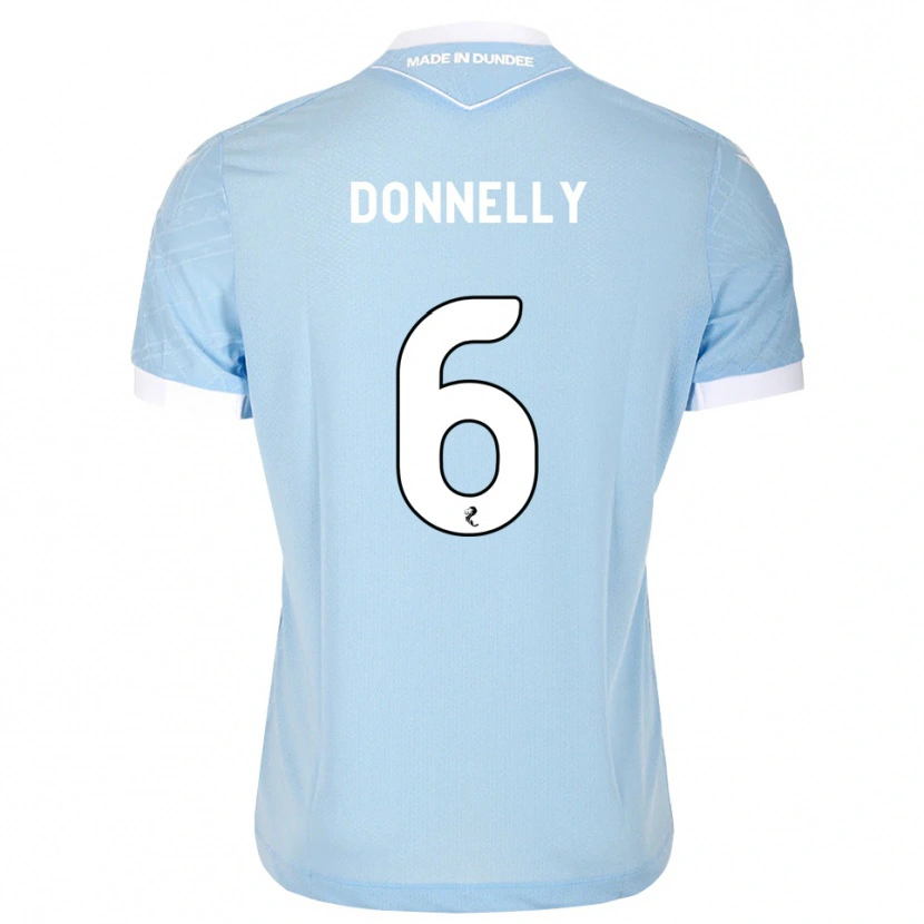 Danxen Dzieci Aaron Donnelly #6 Jasny Błękitny Biały Wyjazdowa Koszulka 2026/27 Koszulki Klubowe