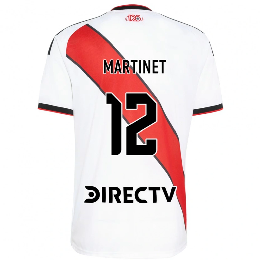 Danxen Męski Jeremías Martinet #12 Czerwony Biały Czarny Domowa Koszulka 2026/27 Koszulki Klubowe
