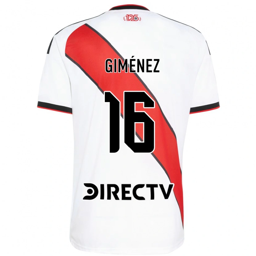 Danxen Męski Bautista Giménez #16 Czerwony Biały Czarny Domowa Koszulka 2026/27 Koszulki Klubowe