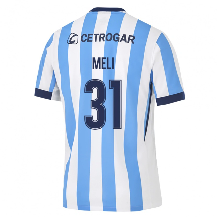 Danxen Męski Marcelo Meli #31 Jasny Niebieski Biały Czarny Domowa Koszulka 2026/27 Koszulki Klubowe