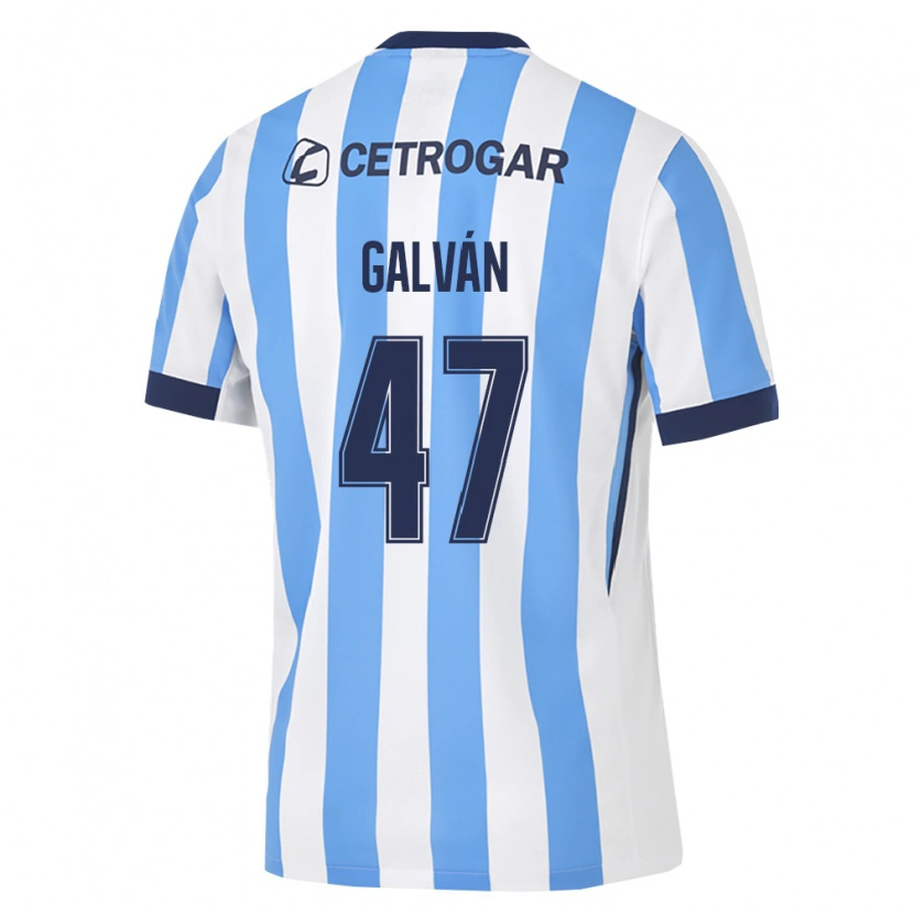 Danxen Męski Ignacio Galvan #47 Jasny Niebieski Biały Czarny Domowa Koszulka 2026/27 Koszulki Klubowe