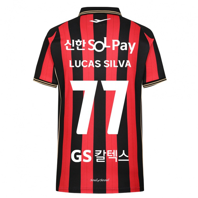 Danxen Męski Lucas Silva #77 Czerwony Biały Czarny Domowa Koszulka 2026/27 Koszulki Klubowe