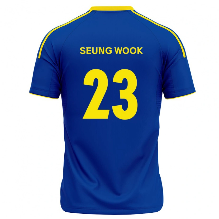 Danxen Męski Seung-Wook Seo #23 Królewski Niebieski Żółty Domowa Koszulka 2026/27 Koszulki Klubowe