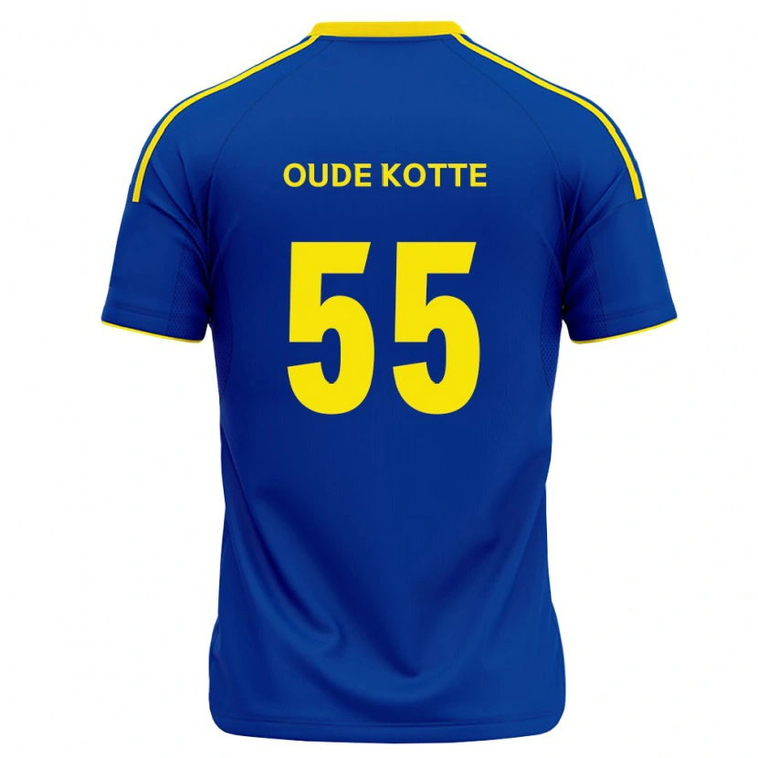 Danxen Męski Thomas Oude Kotte #55 Królewski Niebieski Żółty Domowa Koszulka 2026/27 Koszulki Klubowe