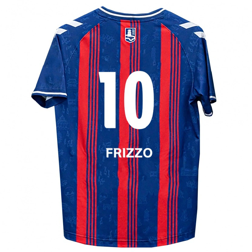 Danxen Męski Matheus Frizzo #10 Niebieski Czerwony Biały Domowa Koszulka 2026/27 Koszulki Klubowe
