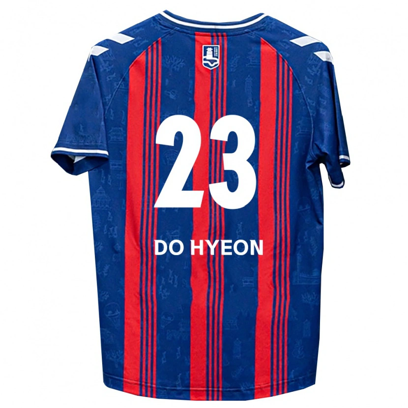 Danxen Męski Do-Hyeon Yeom #23 Niebieski Czerwony Biały Domowa Koszulka 2026/27 Koszulki Klubowe