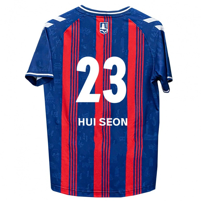 Danxen Męski Hui-Seon Kwon #23 Niebieski Czerwony Biały Domowa Koszulka 2026/27 Koszulki Klubowe