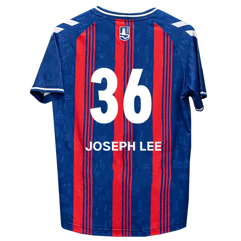 Danxen Męski Joseph Lee #36 Niebieski Czerwony Biały Domowa Koszulka 2026/27 Koszulki Klubowe