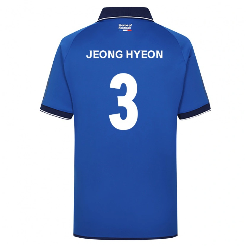 Danxen Męski Jeong-Hyeon Kim #3 Królewski Niebieski Biały Czerwony Domowa Koszulka 2026/27 Koszulki Klubowe