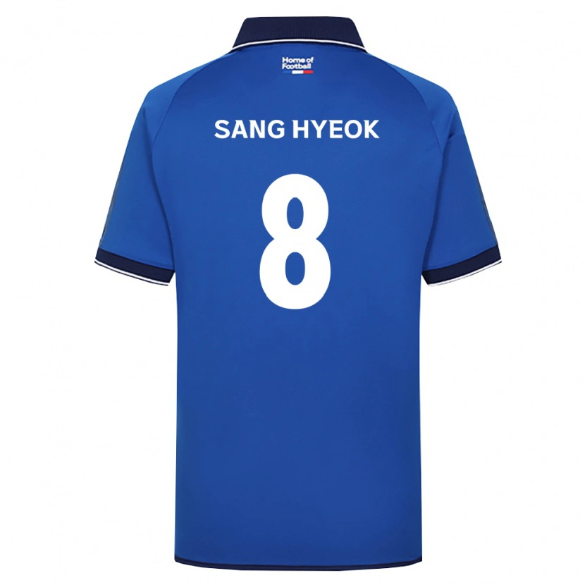 Danxen Męski Sang-Hyeok Park #8 Królewski Niebieski Biały Czerwony Domowa Koszulka 2026/27 Koszulki Klubowe