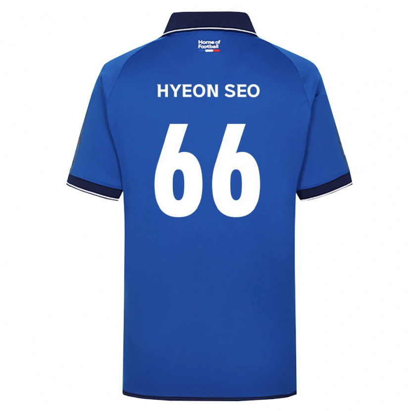 Danxen Męski Hyeon-Seo Han #66 Królewski Niebieski Biały Czerwony Domowa Koszulka 2026/27 Koszulki Klubowe