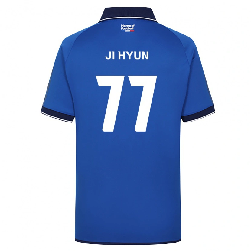 Danxen Męski Ji-Hyun Kim #77 Królewski Niebieski Biały Czerwony Domowa Koszulka 2026/27 Koszulki Klubowe