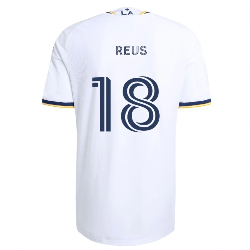 Danxen Męski Marco Reus #18 Niebieski Żółty I Biały Domowa Koszulka 2026/27 Koszulki Klubowe
