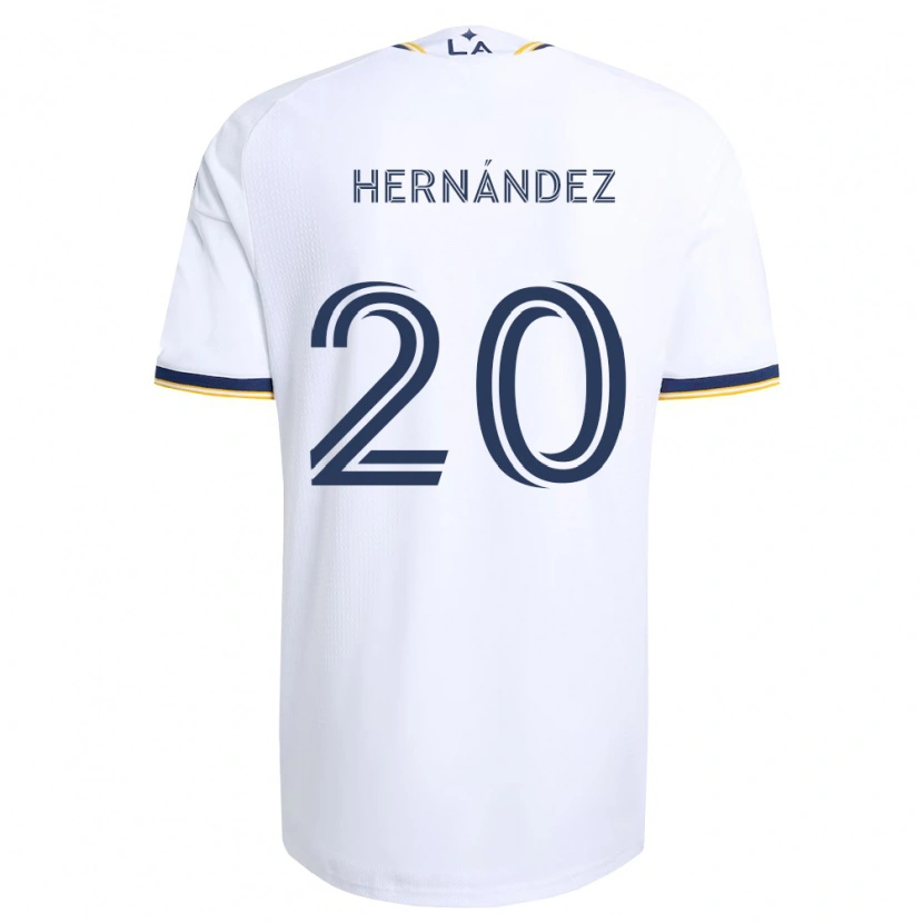 Danxen Męski Roberto Hernández #20 Niebieski Żółty I Biały Domowa Koszulka 2026/27 Koszulki Klubowe