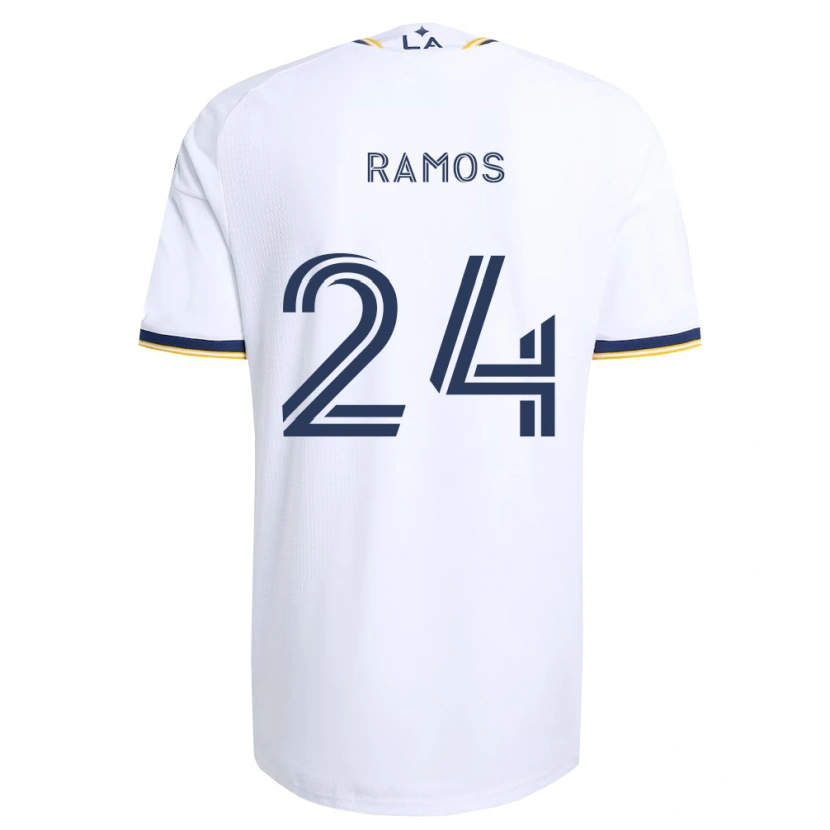 Danxen Męski Rubén Ramos #24 Niebieski Żółty I Biały Domowa Koszulka 2026/27 Koszulki Klubowe