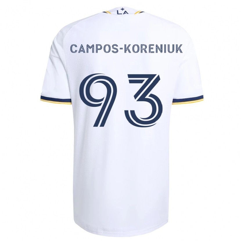 Danxen Męski K Campos-Koreniuk #93 Niebieski Żółty I Biały Domowa Koszulka 2026/27 Koszulki Klubowe