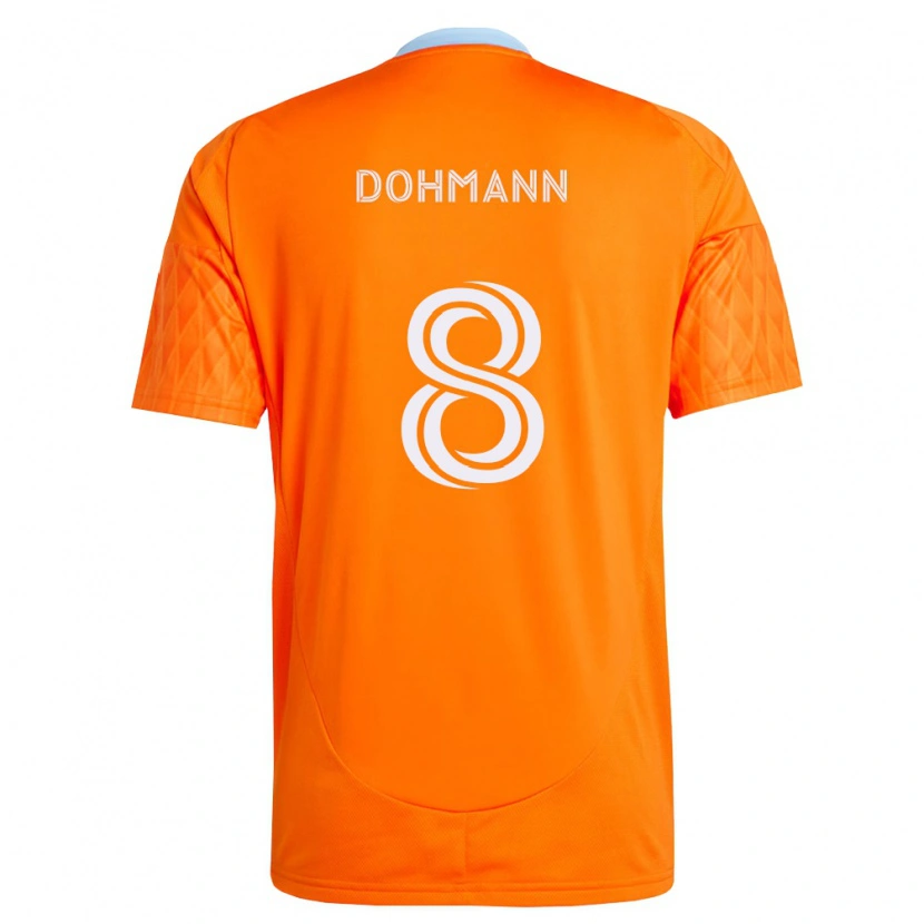 Danxen Męski Gustavo Abreu Dohmann #8 Pomarańczowy Biały Domowa Koszulka 2026/27 Koszulki Klubowe