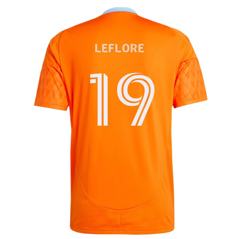 Danxen Męski Isaiah Leflore #19 Pomarańczowy Biały Domowa Koszulka 2026/27 Koszulki Klubowe